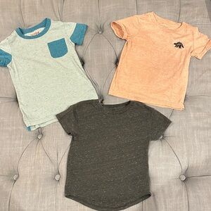 Cat & Jack Kids' Short Sleeve Tees - Blue, Peach, and Gray